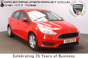 Used 2015 RED FORD FOCUS Hatchback 1.6 STYLE 5DR AUTO 124 BHP 1 OWNER (reg. 2015-05-01) for sale in Stockport