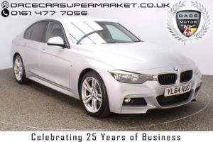 Used 2015 SILVER BMW 3 SERIES Saloon 3.0 330D M SPORT 4DR AUTO LEATHER SEATS 255 BHP FULL MAIN DEALER SERVICE HISTORY (reg. 2015-02-27) for sale in Stockport
