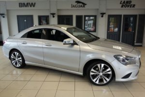 Used 2015 SILVER MERCEDES-BENZ CLA Coupe 2.1 CLA200 CDI SPORT 4d 136 BHP (reg. 2015-04-24) for sale in Hazel Grove