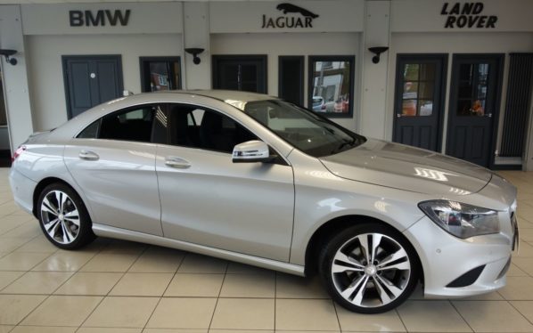 Used 2015 SILVER MERCEDES-BENZ CLA Coupe 2.1 CLA200 CDI SPORT 4d 136 BHP (reg. 2015-04-24) for sale in Hazel Grove