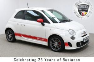 Used 2015 WHITE ABARTH 500 Hatchback 1.4 595 3d 138 BHP (reg. 2015-07-14) for sale in Manchester