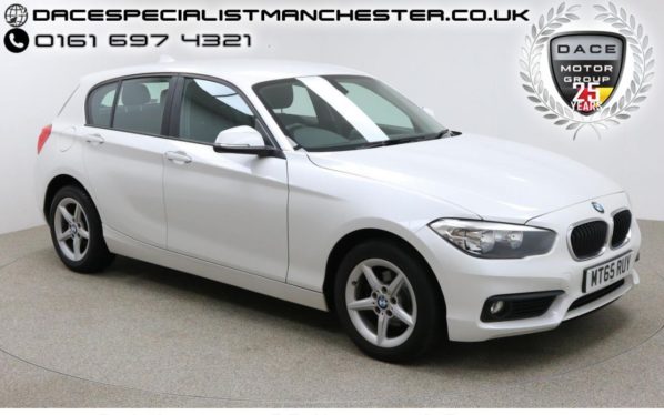 Used 2015 WHITE BMW 1 SERIES Hatchback 1.5 116D SE 5d 114 BHP (reg. 2015-09-29) for sale in Manchester