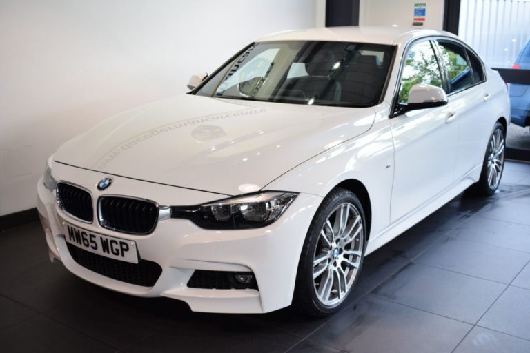Used 2015 WHITE BMW 3 SERIES Saloon 2.0 320I M SPORT 4DR 181 BHP full