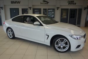 Used 2015 WHITE BMW 4 SERIES Coupe 2.0 420D M SPORT 2d 181 BHP (reg. 2015-03-17) for sale in Hazel Grove