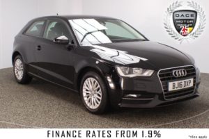 Used 2016 BLACK AUDI A3 Hatchback 2.0 TDI SE TECHNIK 3DR 148 BHP NAV FULL SERVICE HISTORY 1 OWNER   and pound;20 ROAD TAX (reg. 2016-03-29) for sale in Stockport