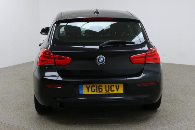 Used 2016 BLACK BMW 1 SERIES Hatchback 1.5 116D SPORT 5d 114 BHP for sale in Manchester - Used ...