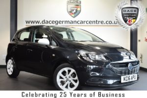 Used 2016 BLACK VAUXHALL CORSA Hatchback 1.2 STING 5DR 69 BHP (reg. 2016-07-29) for sale in Bolton