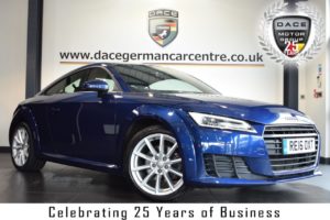 Used 2016 BLUE AUDI TT Coupe 2.0 TDI ULTRA SPORT 2DR 182 BHP full service history (reg. 2016-05-18) for sale in Bolton
