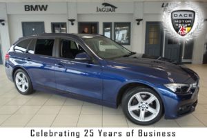 Used 2016 BLUE BMW 3 SERIES Estate 2.0 318D SE TOURING 5d AUTO 148 BHP (reg. 2016-06-20) for sale in Hazel Grove
