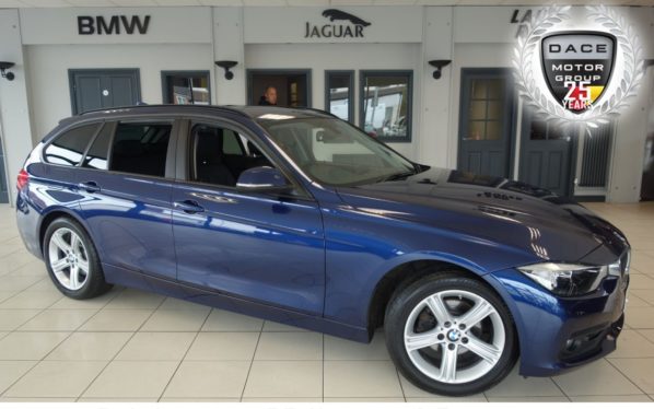 Used 2016 BLUE BMW 3 SERIES Estate 2.0 318D SE TOURING 5d AUTO 148 BHP (reg. 2016-06-20) for sale in Hazel Grove