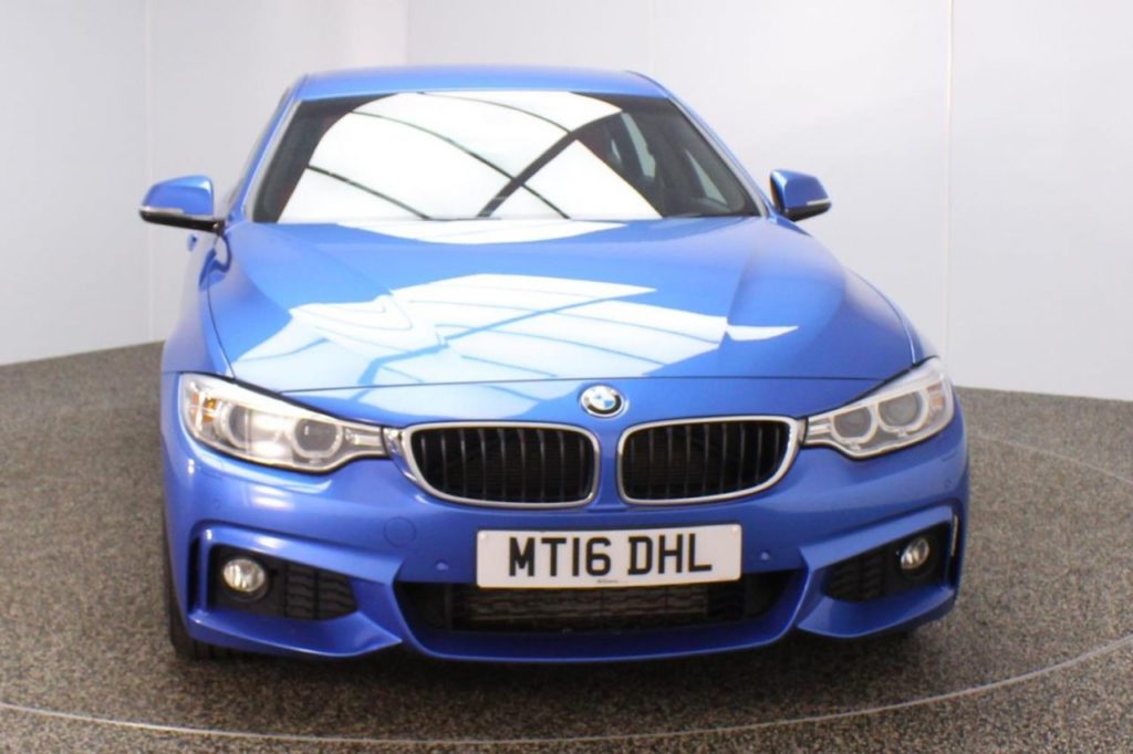 Used 2016 BLUE BMW 4 SERIES GRAN COUPE Coupe 2.0 420D M