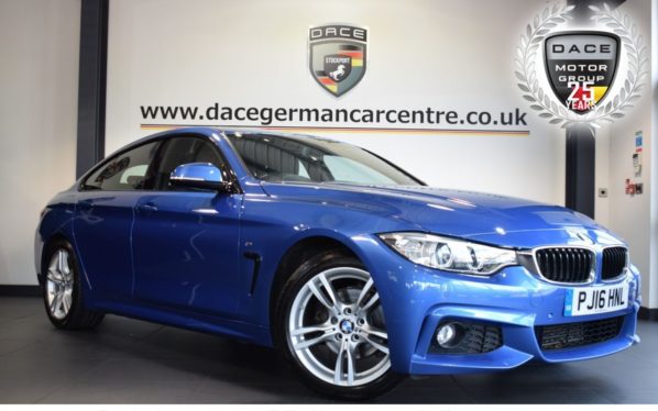 Used 2016 BLUE BMW 4 SERIES Coupe 2.0 420D M SPORT GRAN COUPE 4DR AUTO 188 BHP full service history (reg. 2016-04-29) for sale in Bolton