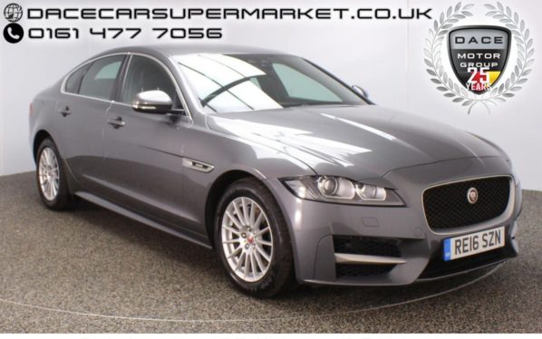 Used 2016 GREY JAGUAR XF Saloon 2.0 R-SPORT 4DR SAT NAV HEATED LEATHER SEATS 1 OWNER 161 BHP (reg. 2016-05-20) for sale in Stockport