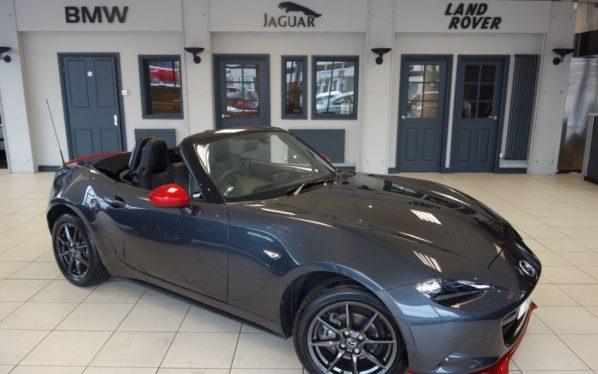 Used 2016 GREY MAZDA MX-5 Convertible 1.5 ICON 2d 130 BHP (reg. 2016-10-31) for sale in Hazel Grove