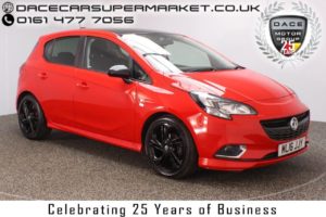 Used 2016 RED VAUXHALL CORSA Hatchback 1.4 LIMITED EDITION 5DR 89 BHP  and pound;30 ROAD TAX 1 OWNER (reg. 2016-03-31) for sale in Stockport