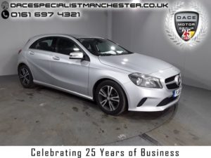 Used 2016 SILVER MERCEDES-BENZ A CLASS Hatchback 1.5 A 180 D SE 5d 107 BHP (reg. 2016-06-10) for sale in Manchester