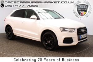 Used 2016 WHITE AUDI Q3 Estate 2.0 TDI SE 5DR 148 BHP BLUETOOTH 1 OWNER (reg. 2016-04-26) for sale in Stockport