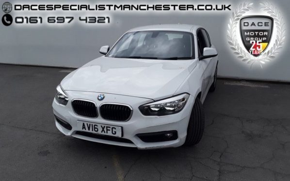 Used 2016 WHITE BMW 1 SERIES Hatchback 1.5 116D SE 5d 114 BHP (reg. 2016-05-17) for sale in Manchester
