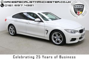 Used 2016 WHITE BMW 4 SERIES GRAN COUPE Coupe 2.0 420D M SPORT GRAN COUPE 4d 188 BHP (reg. 2016-03-01) for sale in Manchester