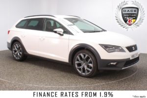 Used 2016 WHITE SEAT LEON Estate 2.0 X-PERIENCE TDI SE TECHNOLOGY 5DR 150 BHP 4X4 1 OWNER FULL SERVICE HISTORY (reg. 2016-04-29) for sale in Stockport