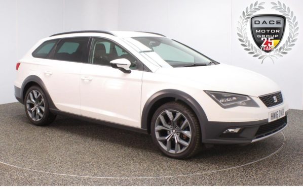 Used 2016 WHITE SEAT LEON Estate 2.0 X-PERIENCE TDI SE TECHNOLOGY 5DR 150 BHP 4X4 1 OWNER FULL SERVICE HISTORY (reg. 2016-04-29) for sale in Stockport