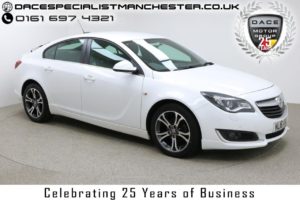 Used 2016 WHITE VAUXHALL INSIGNIA Hatchback 1.6 LIMITED EDITION CDTI ECOFLEX S/S 5d 134 BHP (reg. 2016-03-07) for sale in Manchester