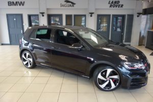 Used 2017 BLACK VOLKSWAGEN GOLF Hatchback 2.0 GTI TSI 5d 227 BHP (reg. 2017-09-13) for sale in Hazel Grove