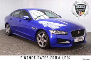 Used 2017 BLUE JAGUAR XE Saloon 2.0 R-SPORT 4DR 178 BHP FULL SERVICE HISTORY 1 OWNER  and pound;20 ROAD TAX (reg. 2017-03-31) for sale in Stockport