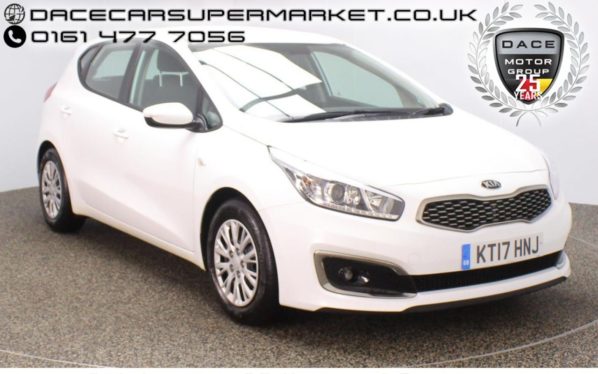 Used 2017 WHITE KIA CEED Hatchback 1.6 CRDI 1 ISG 5DR 1 OWNER 134 BHP (reg. 2017-06-15) for sale in Stockport