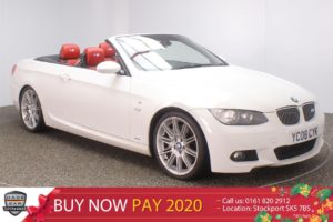 Used 2008 WHITE BMW 3 SERIES Convertible 3.0 330I M SPORT 2DR HEATED LEATHER 269 BHP (reg. 2008-05-21) for sale in Stockport