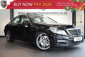 Used 2009 BLACK MERCEDES-BENZ E CLASS Saloon 6.2 E63 AMG 4DR 525 BHP full service history (reg. 2009-10-01) for sale in Bolton