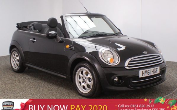 Used 2011 BLACK MINI CONVERTIBLE Convertible 1.6 COOPER 2DR 122 BHP (reg. 2011-11-18) for sale in Stockport