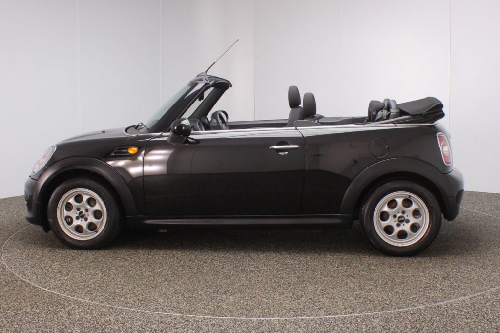 Used 2011 BLACK MINI CONVERTIBLE Convertible 1.6 COOPER 2DR 122 BHP for ...