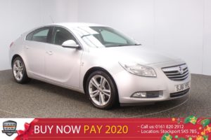 Used 2011 SILVER VAUXHALL INSIGNIA Hatchback 2.0 SRI CDTI 5DR 158 BHP (reg. 2011-09-01) for sale in Stockport