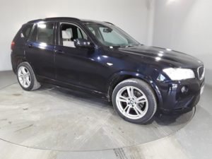 Used 2012 BLACK BMW X3 Estate 2.0 XDRIVE20D M SPORT 5DR AUTO 181 BHP (reg. 2012-09-26) for sale in Stockport