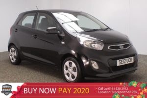Used 2012 BLACK KIA PICANTO Hatchback 1.0 1 5DR 68 BHP (reg. 2012-07-31) for sale in Stockport