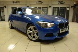 Used 2012 BLUE BMW 1 SERIES Hatchback 1.6 116I M SPORT 5d 135 BHP (reg. 2012-07-07) for sale in Hazel Grove