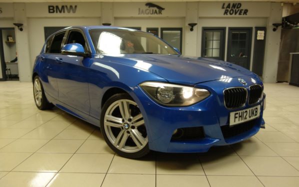 Used 2012 BLUE BMW 1 SERIES Hatchback 1.6 116I M SPORT 5d 135 BHP (reg. 2012-07-07) for sale in Hazel Grove