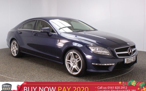 Used 2012 BLUE MERCEDES-BENZ CLS CLASS Coupe 5.5 CLS63 AMG 4DR 525 BHP (reg. 2012-05-18) for sale in Stockport