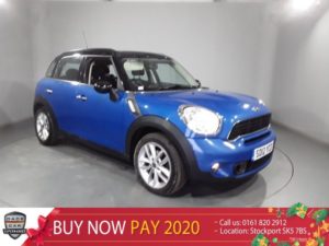 Used 2012 BLUE MINI COUNTRYMAN Hatchback 2.0 COOPER SD 5DR 141 BHP (reg. 2012-04-20) for sale in Stockport