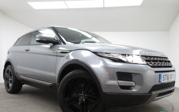 Used 2012 GREY LAND ROVER RANGE ROVER EVOQUE Coupe 2.2 SD4 PURE TECH 3d 190 BHP (reg. 2012-01-20) for sale in Manchester