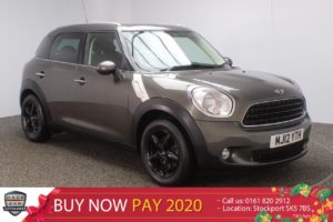 Used 2012 GREY MINI COUNTRYMAN Hatchback 1.6 ONE D PEPPER PACK 5DR 90 BHP  and pound;30.00 TAX FULL HISTORY (reg. 2012-06-14) for sale in Stockport