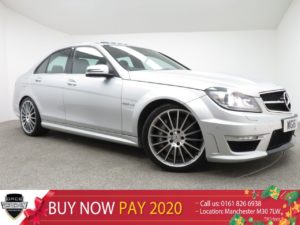 Used 2012 SILVER MERCEDES-BENZ C 63 AMG Saloon 6.2 C63 AMG 4d 457 BHP (reg. 2012-02-03) for sale in Manchester