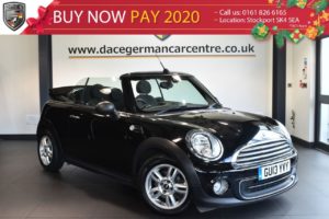 Used 2013 BLACK MINI CONVERTIBLE Convertible 1.6 ONE 2DR 98 BHP excellent service history (reg. 2013-05-22) for sale in Bolton