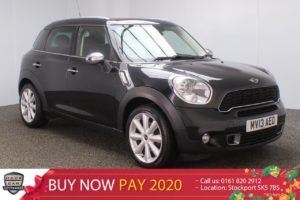 Used 2013 BLACK MINI COUNTRYMAN Hatchback 2.0 COOPER SD CHILI PACK SAT NAV HEATED LEATHER 141 BHP (reg. 2013-03-04) for sale in Stockport