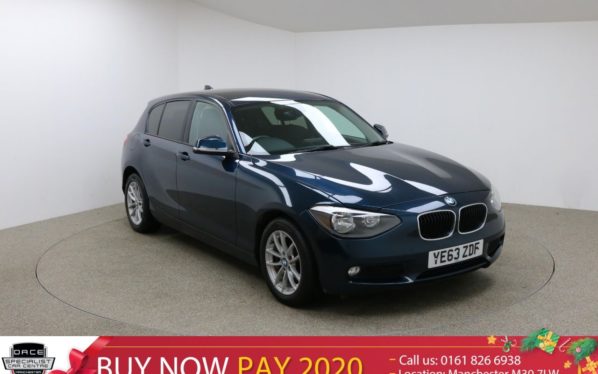 Used 2013 BLUE BMW 1 SERIES Hatchback 2.0 118D SE 5d AUTO 141 BHP (reg. 2013-12-16) for sale in Manchester