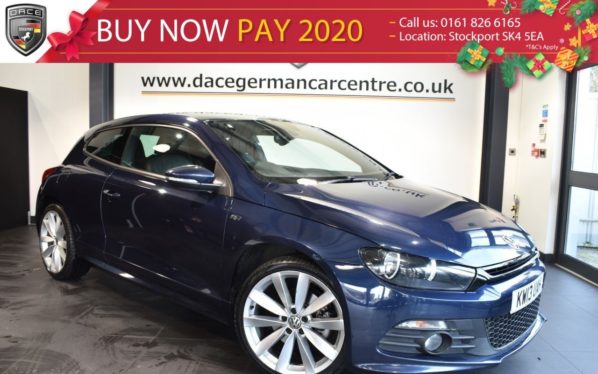 Used 2013 BLUE VOLKSWAGEN SCIROCCO Coupe 2.0 R LINE TDI 2DR 175 BHP full service history (reg. 2013-07-24) for sale in Bolton