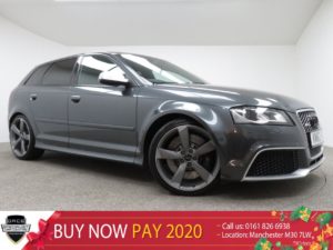 Used 2013 GREY AUDI RS3 Hatchback 2.5 RS3 QUATTRO 5d AUTO 340 BHP (reg. 2013-01-02) for sale in Manchester