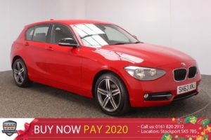 Used 2013 RED BMW 1 SERIES Hatchback 2.0 116D SPORT 5DR 114 BHP (reg. 2013-11-27) for sale in Stockport