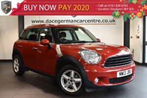 Used 2013 RED MINI COUNTRYMAN Hatchback 1.6 ONE 5DR 98 BHP full service history (reg. 2013-06-29) for sale in Bolton